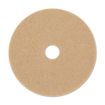 3M Ultra High-Speed Floor Burnishing Pads 3400, 20in Diameter, Tan, 5PK 05606
